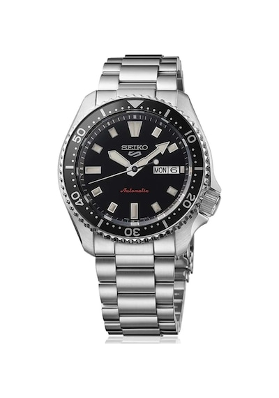 Seıko 5 Sports Srpl85 Pilsiz Otomatik Seramik Bezel Çelik Erkek Kol Saati Gümüş