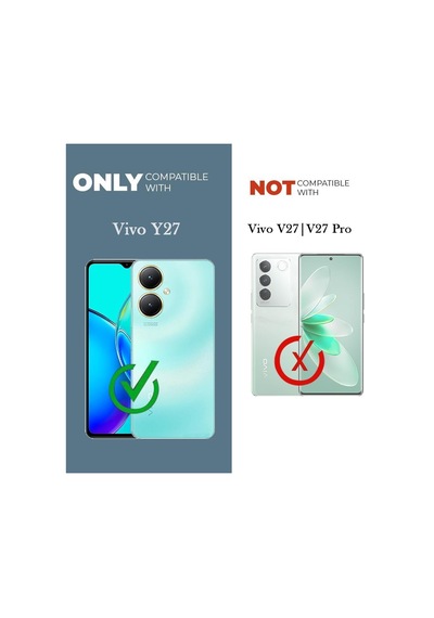 Vivo Y27 4g İle Uyumlu Kılıf Şeffaf Kamera Korumalı Esnek Silikon Telefon Kılıfı Kapak