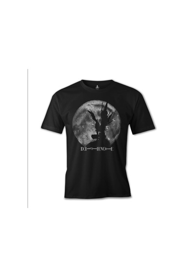 Death Note - Moon 2 Siyah Erkek Tshirt