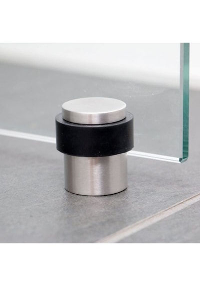 Marelli Nova Inox Saten Paslanmaz Yer Tamponu Kapı Stoperi, Durdurucu