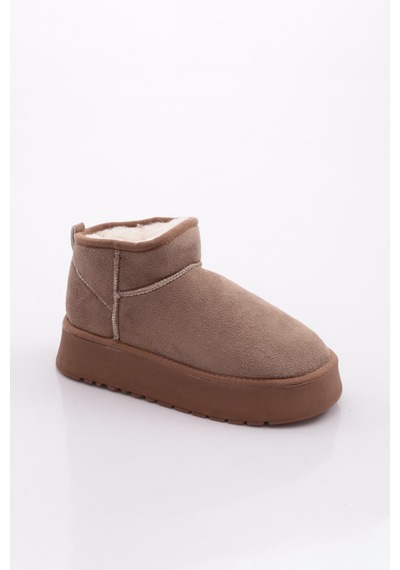 Dgn Cozy Kadın Ugg Bot Vizon