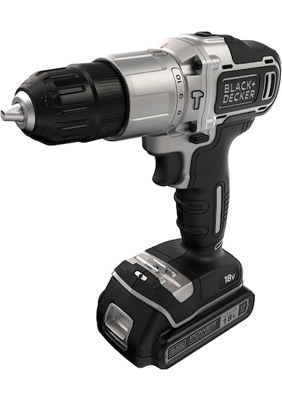 Black+Decker BDCHD18SC1K-QW 18V Tek Akülü Darbeli Vidalama Matkap