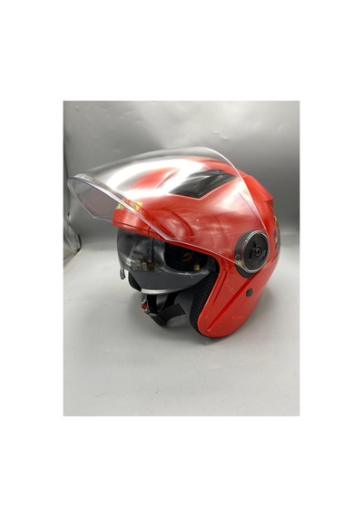 Acık Kask Çocuk Kırmızı