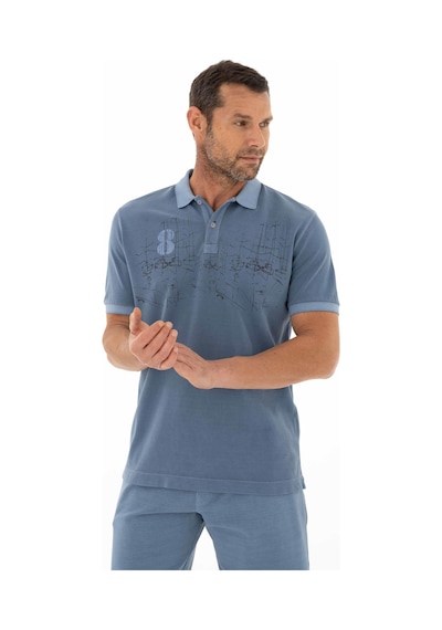 AR-MA Arma Erkek Regular Fit Parça Boyama Polo Yaka Tişört 001