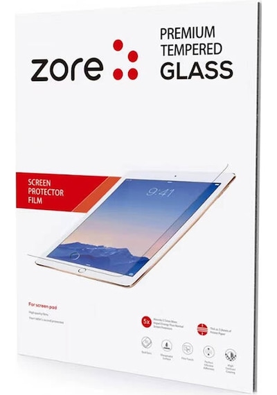 Galaxy Tab S9 Plus Uyumlu Zore Tablet Temperli Cam Ekran Koruyucu-renksiz