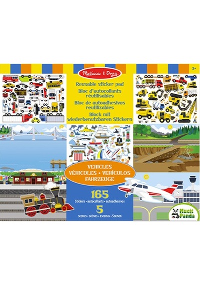 Melissa And Doug Tak Çıkar Çıkartma Kitabı - Araçlar
