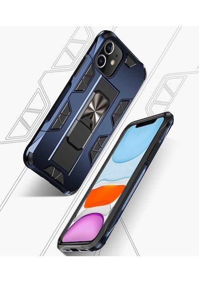 Apple Uyumlu iPhone 11 Kılıf Zore Volve Kapak Gold