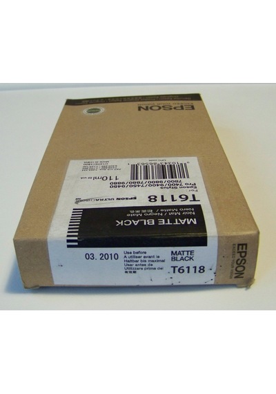 Epson T6118 Matte Black 110Ml Kartuş ***03/2010 ***