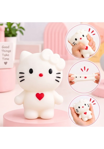Özel Üretim Hello Kitty Tasarımlı - 12'li Paket Oyun Aksesuarı El Egzersizi Hobi Gereci