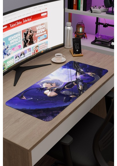 The Eminence İn Shadow Anime V2 - 70x30 Xl Gaming Kauçuk Kaymaz Taban Mouse Pad Fare Altlığı