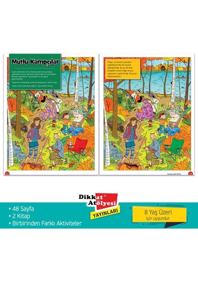 Şaşırtıcı Macera Puzzle 2'Li Set Dikkat Atölyesi Yayınları 522575080
