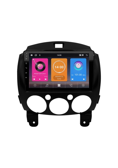 Mazda 2 Android Multimedya Sistemi 2008-2011 8+256 Gb Premium Ekran Yazılımsal 9"