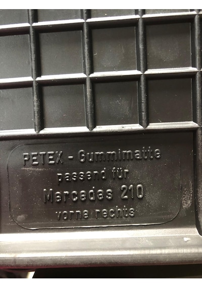 Mercedes W210 Lastik Paspas Siyah E-class Petex