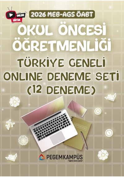 2026 Meb-ags Öabt Okul Öncesi Öğretmenliği Türkiye Geneli Online Deneme Seti 12 Deneme