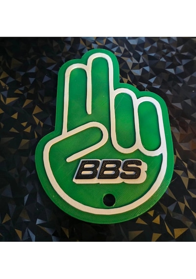 Bbs Jdm El Arka Silecek El Sallama Plastik Aparat 3d Kaliteli Aksesuar Büyük Boy