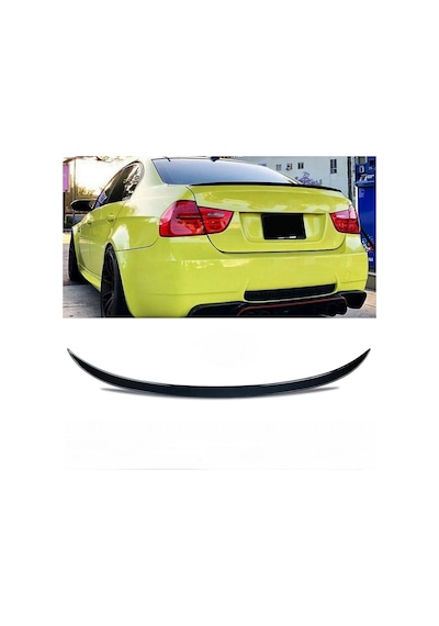 BMW E90 2005-2012 PLASTİK PARLAK SİYAH M3 İNCE SPOYLER