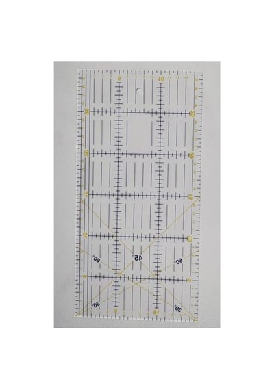 15x30 Cm Patchwork Kırkyama Cetveli, Terzi Modelist İçin 1