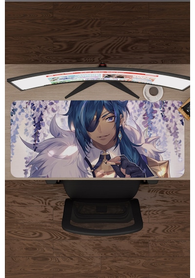 Kaeya Genshin Impact Anime Oyuncu V3 - 90x40 Xxl Gaming Mouse Pad Fare Altlığı