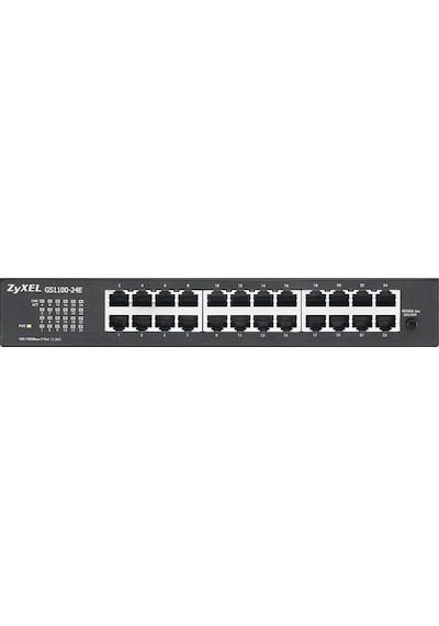 Zyxel Gs1100-24e V3, 24 Port, Gigabit, Yönetilemez, Sessiz, Rackmount Switch