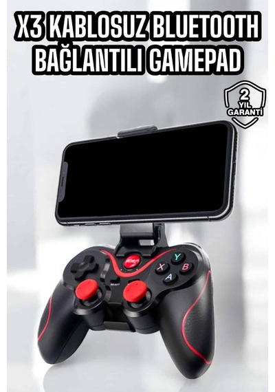 Depomıx X3 Gamepad Oyun Kolu Bluetooth Bağlantılı Gamestick Android Uyumlu