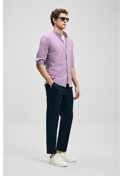 Lufian Marco Erkek Basic Gömlek Regular Fit Mor Mor 111010653100850 Mor
