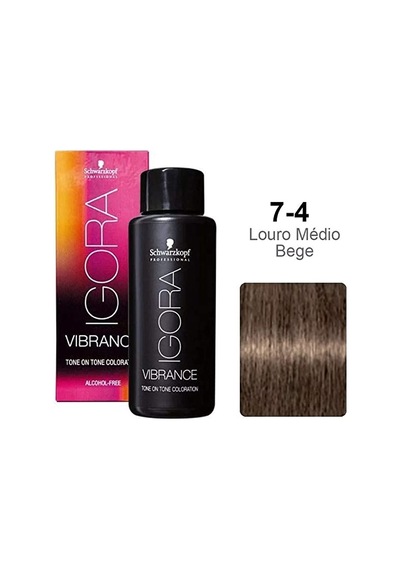 Schwarzkopf Igora Vibrance Saç Boyası No: 7.4 Kumral Bej