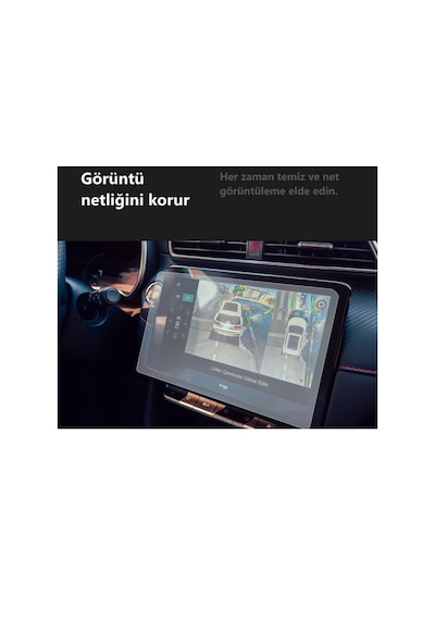 Mg Zs 10.1 İnç Multimedya Mat Ekran Koruyucu Şeffaf