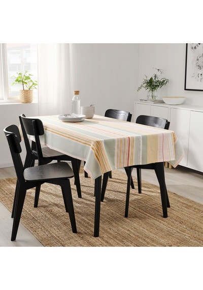 Metrelik Kumaş, Pembe Çok Renkli-çizgili, 150 Cm 10