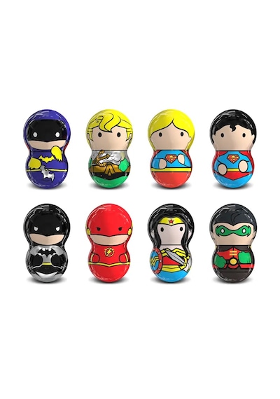 Relkon Justice League Flipperz 2. Seri Lisanslı Figürlü Oyuncaklı Meyveli Şekerleme Hacıyatmaz 3 Adet