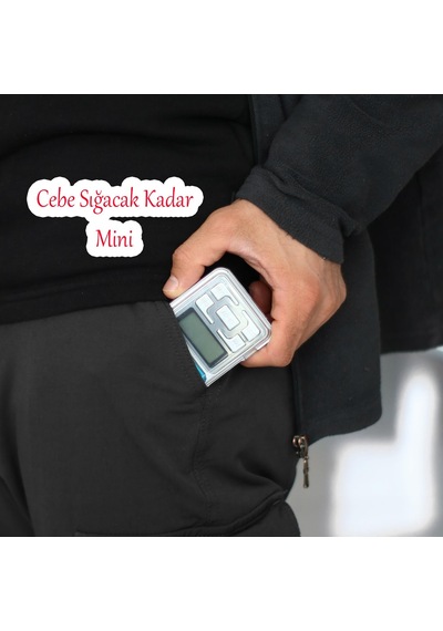 Tr Mini Dijital Hassas Terazi Lcd Ekran Pilli 0.01 Gr Hassasiyet 200 Gr Tartım Mutfak Tartısı Ölçüm Genel
