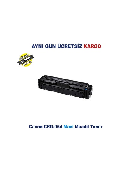 Canon Crg-054 Mavi Uyumlu Toner | Lbp-621Cw-623Cdw-640C|3023C002