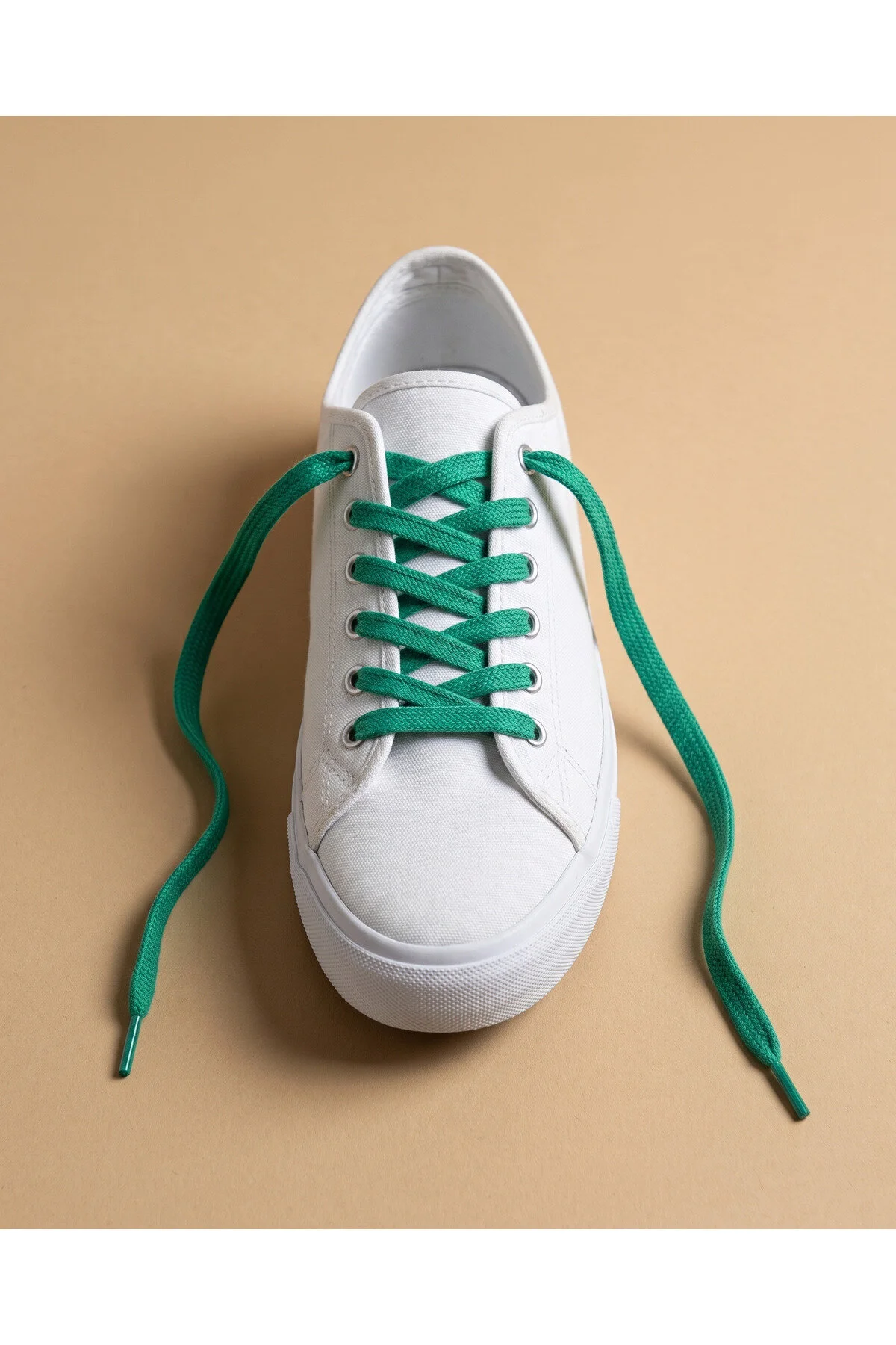 Last İcon Zümrüt Yeşil Yassı Pamuk Ayakkabı Bağcığı 120 Cm Sneaker Ve Spor Ayakkabı Uyumlu Açık Yeşil