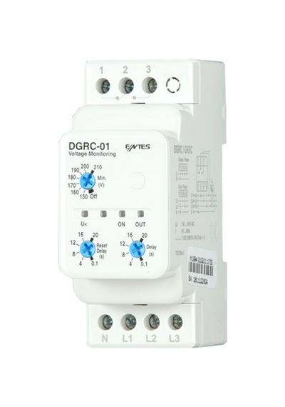 Entes Gerilim Koruma Röleleri Gkrc-03f