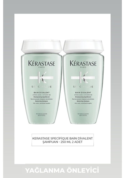 Specifique Bain Divalent Yağlanma Karşıtı Şampuan 250 Ml 2 Adet