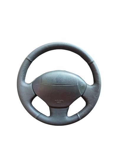 Renault Kangoo- megane 1  derisi sökülmeden yapılmaya uygun spor direksiyon kılıfı siyah dikiş