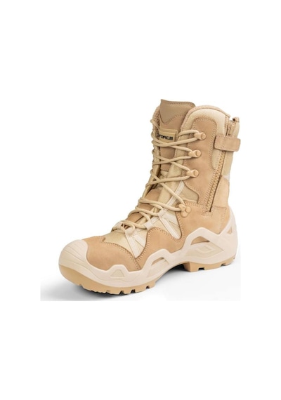 U Force Falcon Su İtici Özellikli Askeri Tactical Outdoor Fermuarlı Nubuk Bot Bej