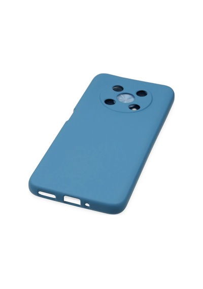 Cosmotex Newface Huawei Nova Y90 Kılıf Nano İçi Kadife Silikon - Mavi