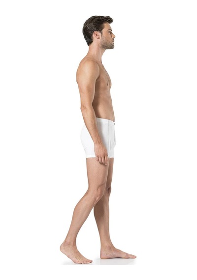 Pierre Cardin Erkek Penye Boxer Beyaz L