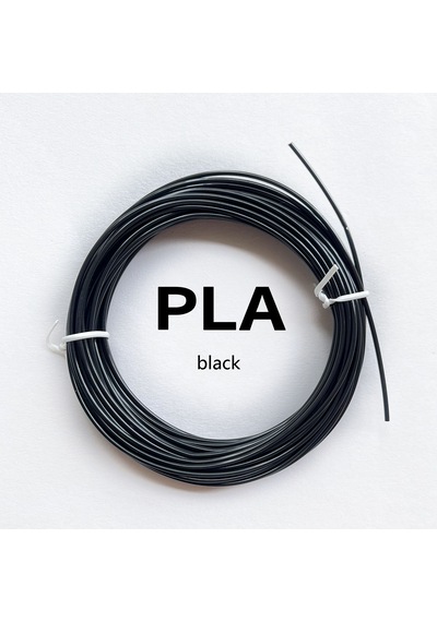 Teknoartshop 10 Metre Pla Filament Siyah Renk Parçalı 1.75mm