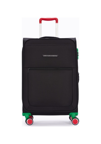 United Colors Of Benetton Ultra Light Kumaş Orta Boy Valiz Siyah Bnt2800