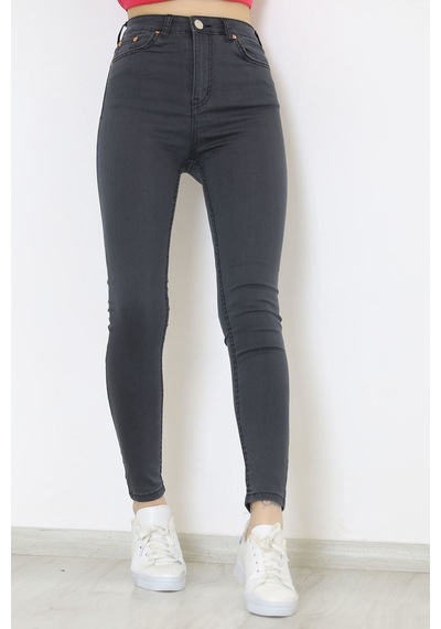 Mokashopin - Süper Likra Kot Pantolon Koyufüme - 9815.1431. 001