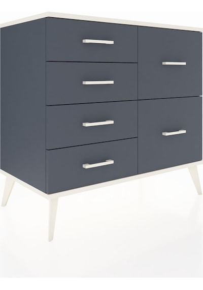 Hyperion Şifonyer 6 Çekmeceli 88x44x80 Antrasit-aytaşı/antrasit Aytaşı/antrasit Hyperion Şifonyer 6 Çekmeceli 88x44x80 Antrasit-aytaşı/antrasit Aytaşı/antrasit