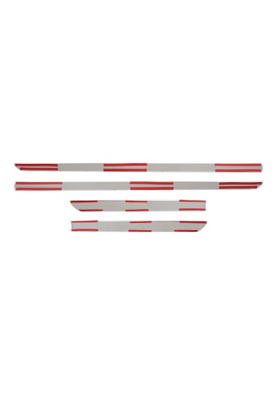 Seat Leon Mk2 Uyumlu 2009-2012 Krom Yan Kapı Çıtası 4 Parça Paslanmaz Çelik