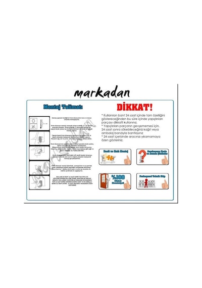 Markadan Renault Megane 1 Krom Kapı Kolu 1996-2004 4 Kapı  Paslanm