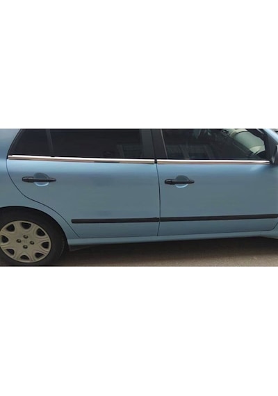 Fiat Marea (1997-2002)  Krom Paslanmaz Cam Çıtası 4 parça