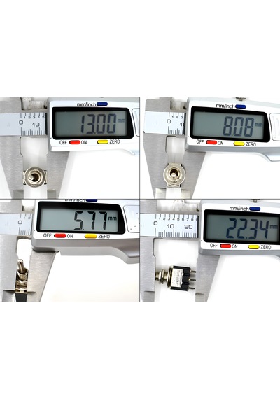 3 Adet Mini Toggle Switch 1-0 Metal Anahtar 3 Pin 12v-220v