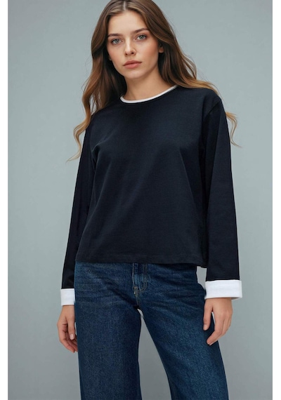 Defacto Loose Fit Uzun Kollu Tunik G8576ax26spnv245 Lacivert-nv245 Defacto Loose Fit Uzun Kollu Tunik G8576ax26spnv245 Lacivert-nv245