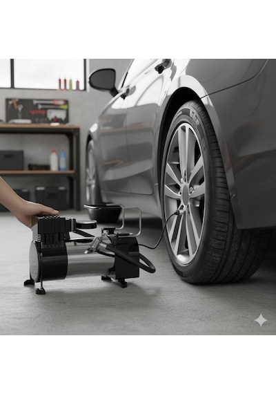 Araba Oto Araç Lastik Şişirme Pompası 150 Psi Gövde
