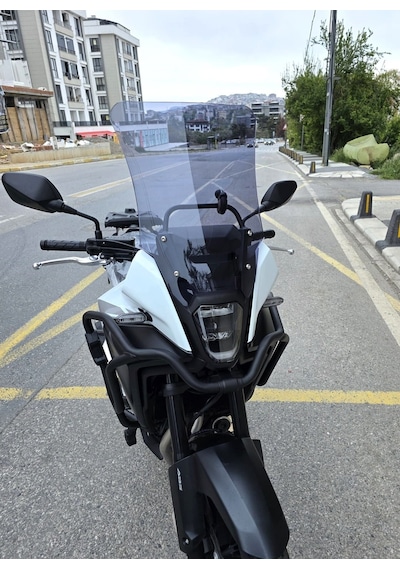 Motocam Honda Nx 500 Ön Cam 2025-2026 Model 48cm Füme Renkli 4mm Uzun