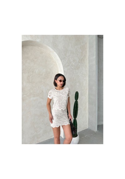 Verymoda Dantel Etek D2767 Taş